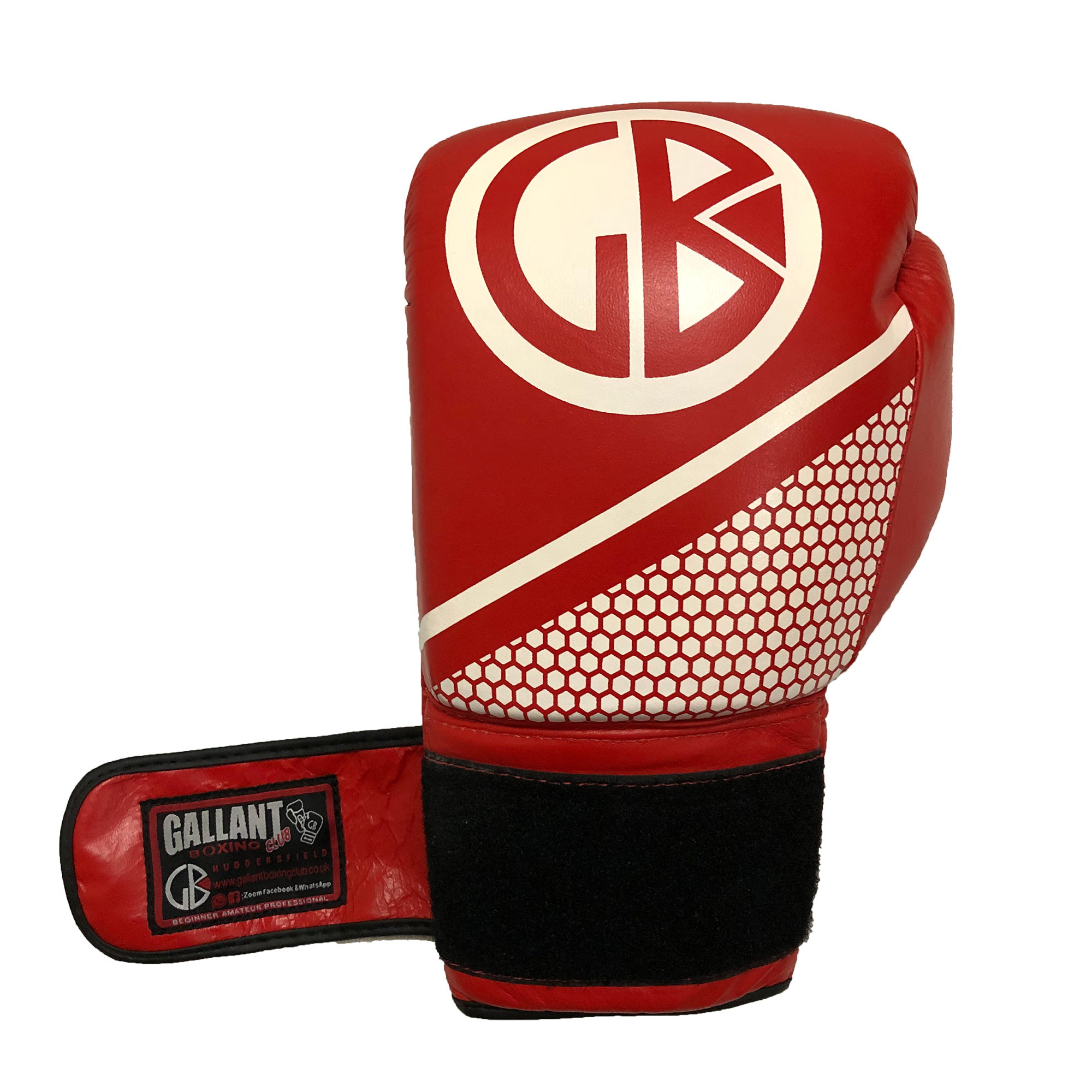 GBS TRAINING RED BOXING GLOVES - Image 3
