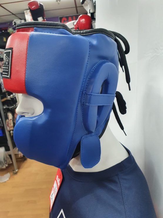 Boxing Guard Block BOXING HEAD GUARD WITH CHEEK PROTECTOR GEAR Red N Blue – Gallant Boxing ...
