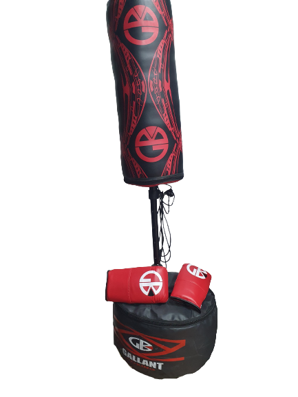 Free Standing Punch Bag for Kids with Bag Mitts and Skipping Rope - Image 6