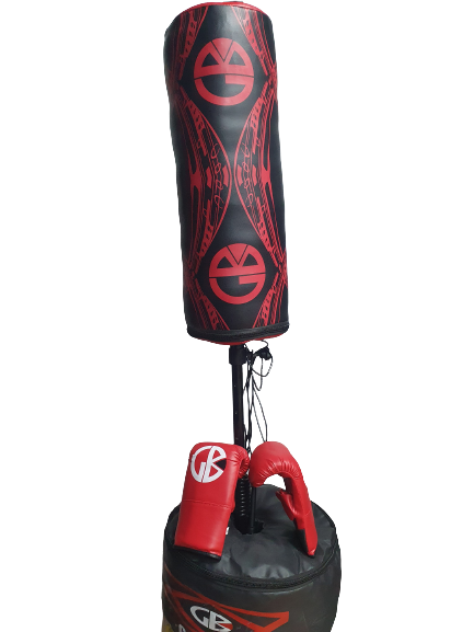 Free Standing Punch Bag for Kids with Bag Mitts and Skipping Rope - Image 8