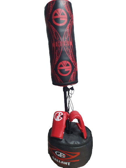 Free Standing Punch Bag for Kids with Bag Mitts and Skipping Rope - Image 3