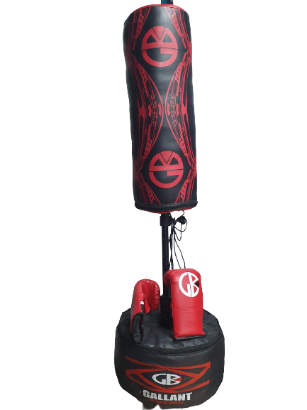 Free Standing Punch Bag for Kids with Bag Mitts and Skipping Rope - Image 7